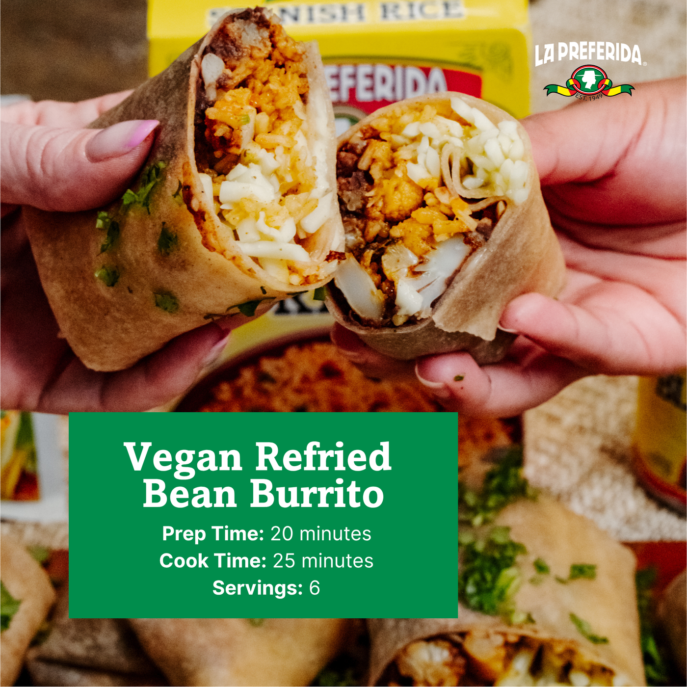 Organic Spanish Rice Food Items La Preferida