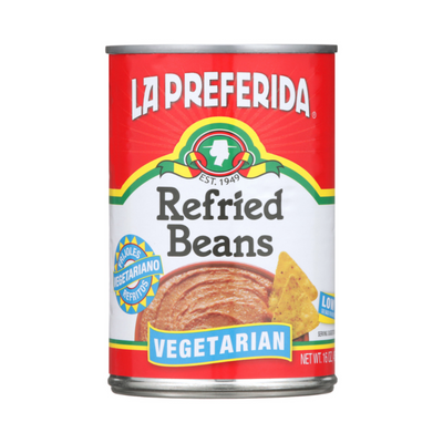 Vegetarian Refried Beans Food Items La Preferida