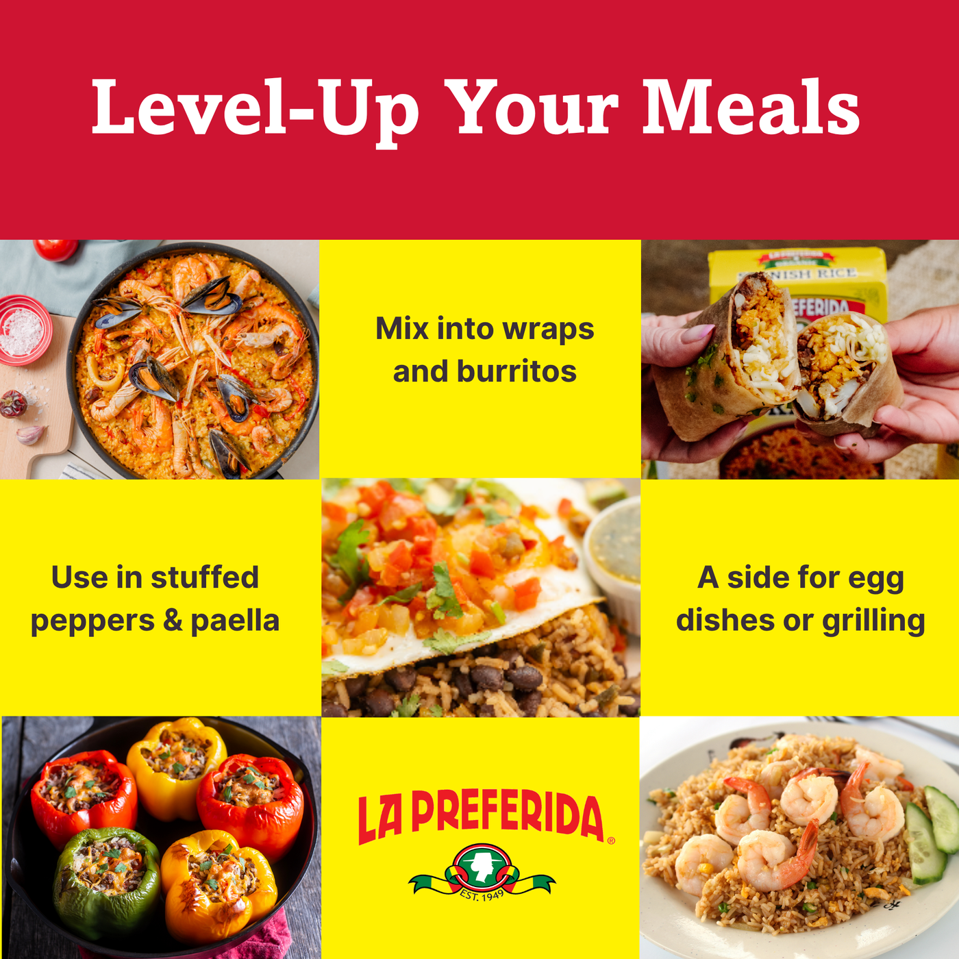 Organic Spanish Rice Food Items La Preferida