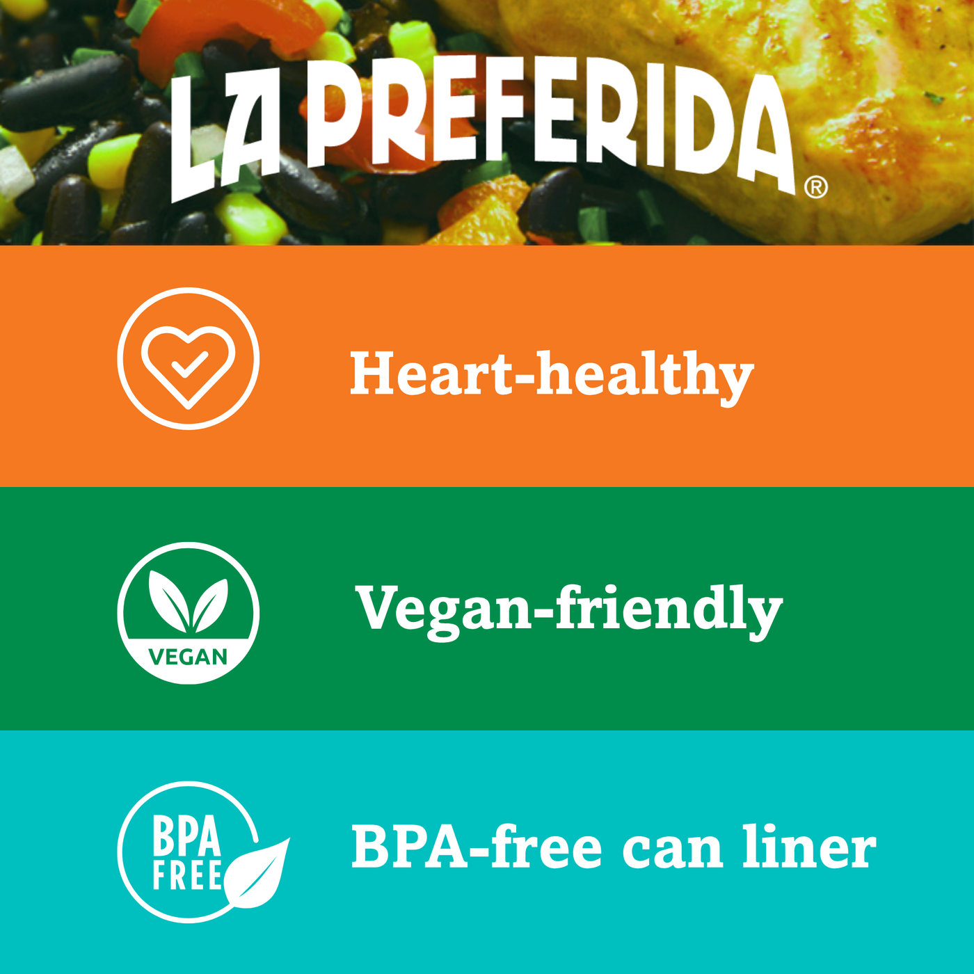 Black Beans Food Items La Preferida