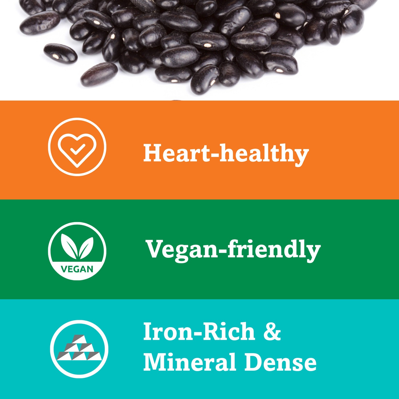 Black Beans – Dry, 1 LB Food Items La Preferida
