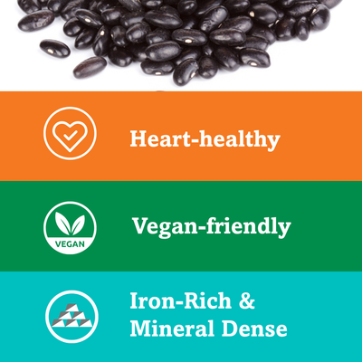 Black Beans – Dry, 1 LB Food Items La Preferida