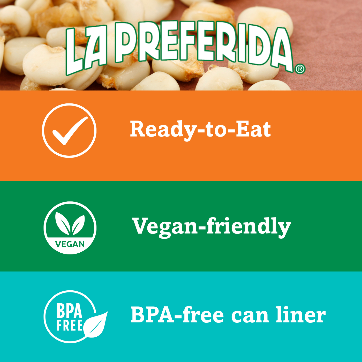 Hominy (White) Food Items La Preferida