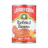 Zesty Salsa Refried Beans Food Items La Preferida