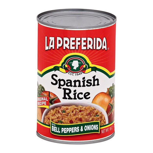 Canned Spanish Rice – Just Heat & Serve | La Preferida