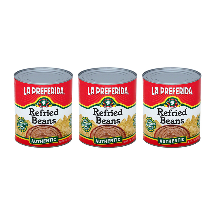 Refried Pinto Beans, Authentic 7 LB - Foodservice – La Preferida