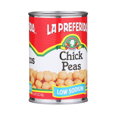 Low Sodium Chick Peas, 15 OZ