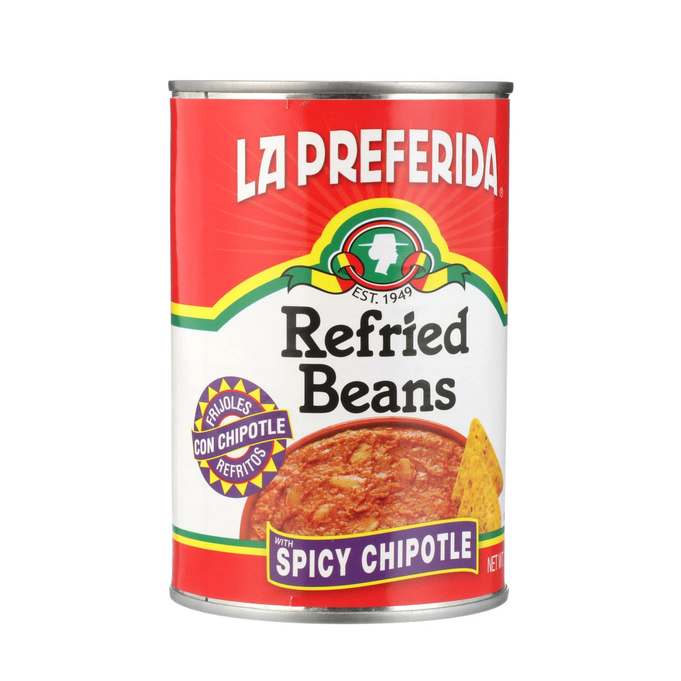 Refried Beans, Spicy Chipotle , 16 OZ