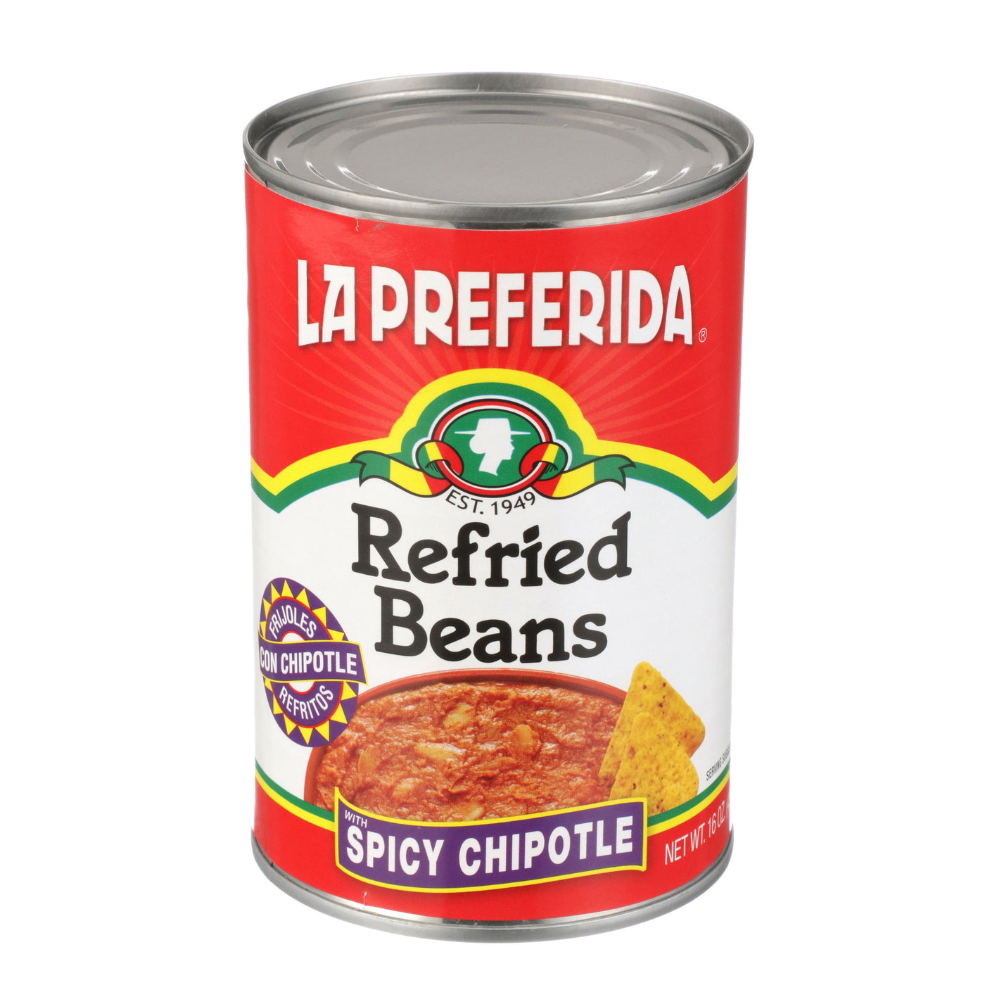 Refried Beans, Spicy Chipotle , 16 OZ