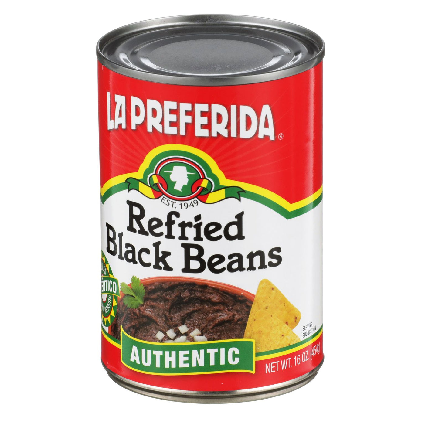 Refried Black Beans, Authentic