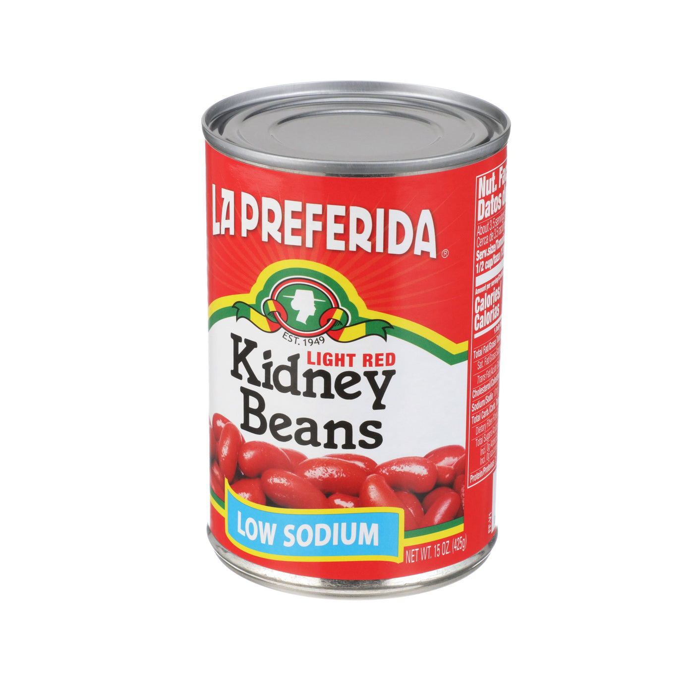 Low Sodium Light Red Kidney Beans, 15 OZ