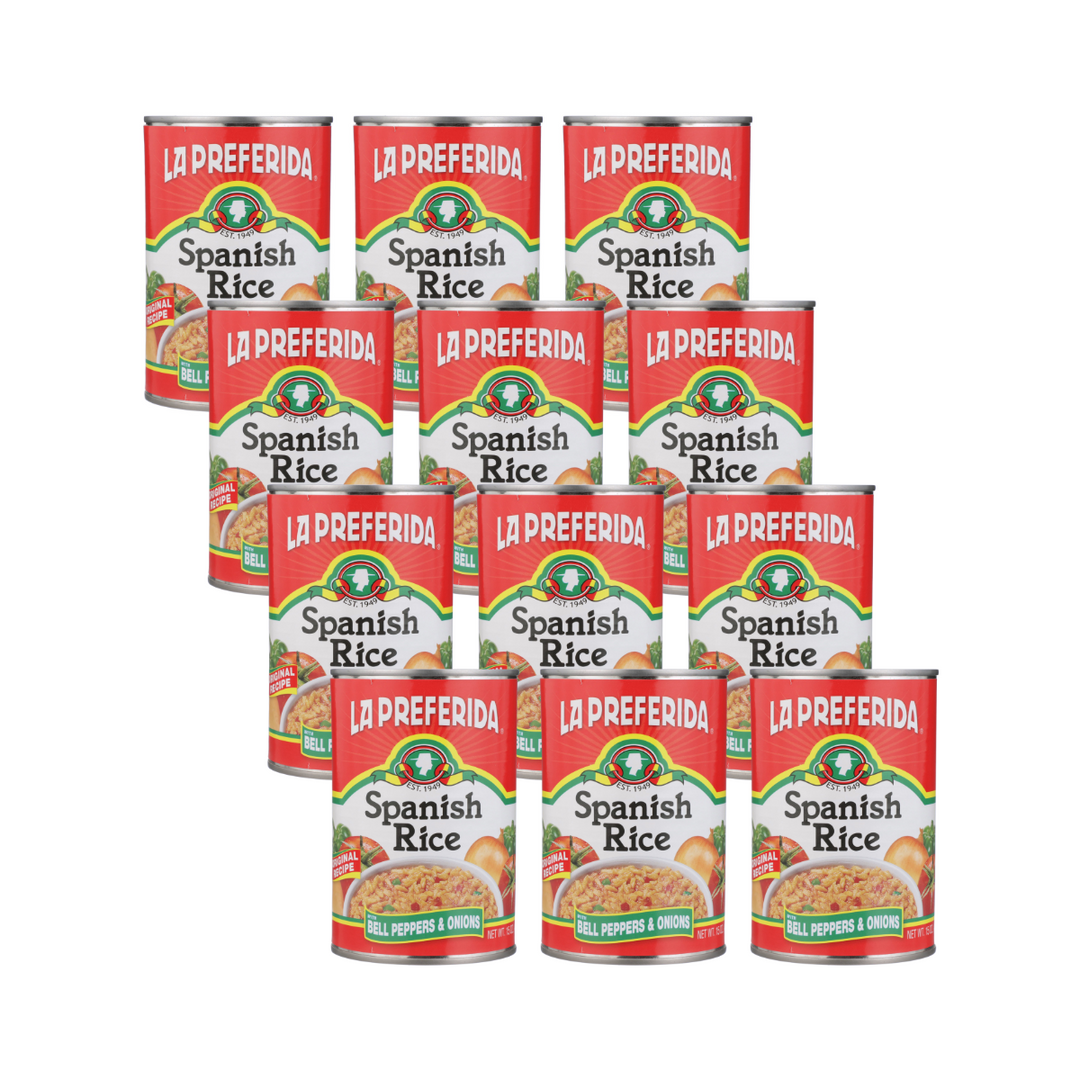 Canned Spanish Rice, 15oz (Mexican Side Dish) | La Preferida