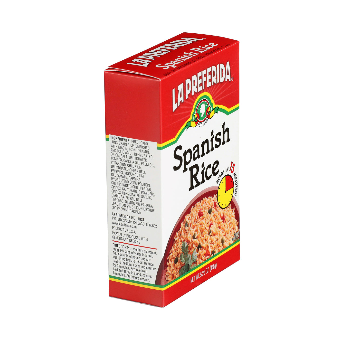 Spanish Rice, Box