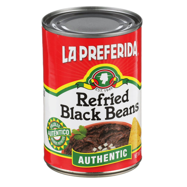 Refried Black Beans, Authentic