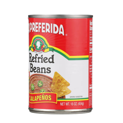Refried Beans, Jalapeños
