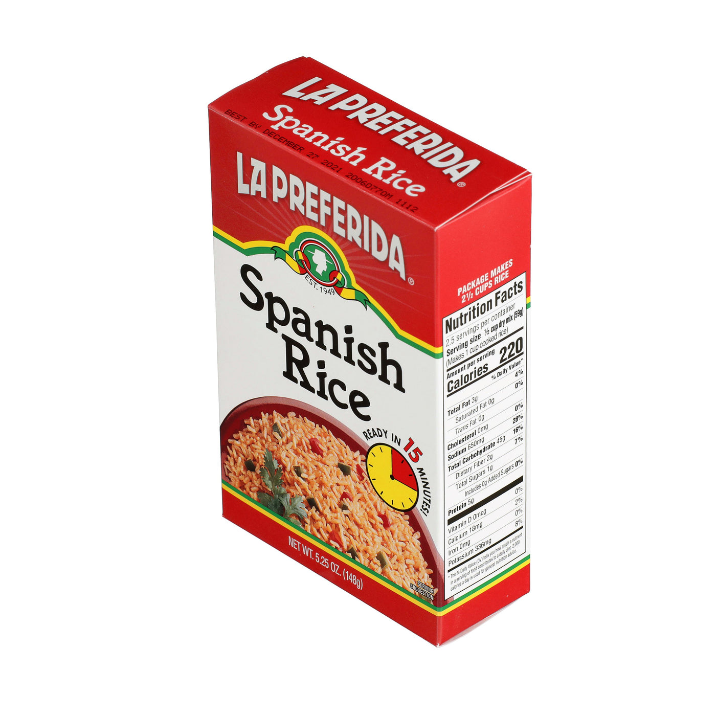 Spanish Rice, Box – Best Spanish Rice in a Box | La Preferida