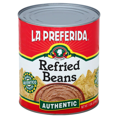 Refried Pinto Beans, Authentic 7 LB - Foodservice