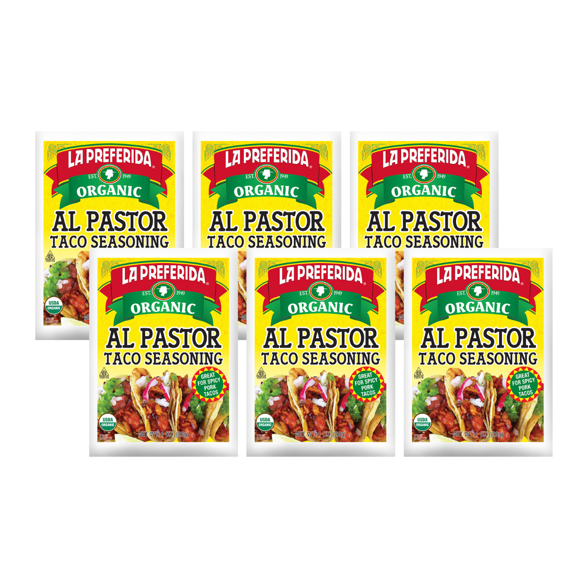 Organic Al Pastor Taco Seasoning, 1 OZ