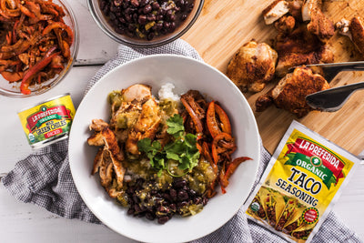 Organic Diced Green Chiles Food Items La Preferida