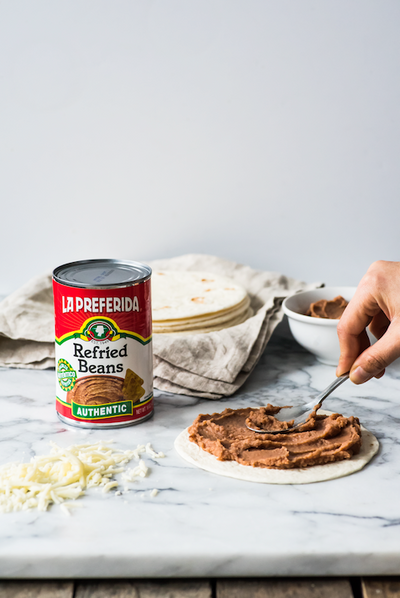Authentic Refried Pinto Beans Food Items La Preferida