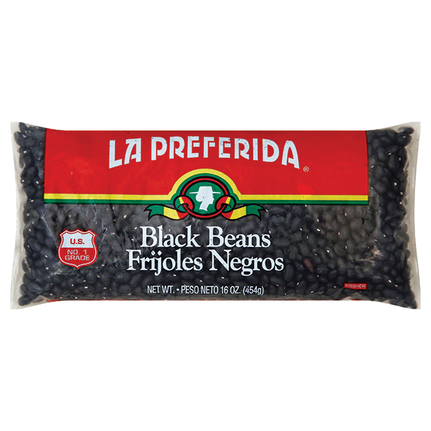 Black Beans – Dry, 16 OZ