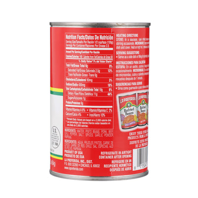 Chorizo Refried Beans Food Items La Preferida
