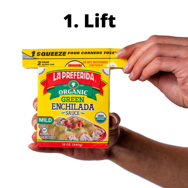 Organic Green Enchilada Sauce – Tetra Recart® Food Items La Preferida