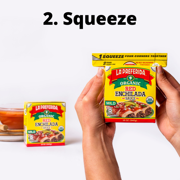Organic Red Enchilada Sauce – Tetra Recart® Food Items La Preferida