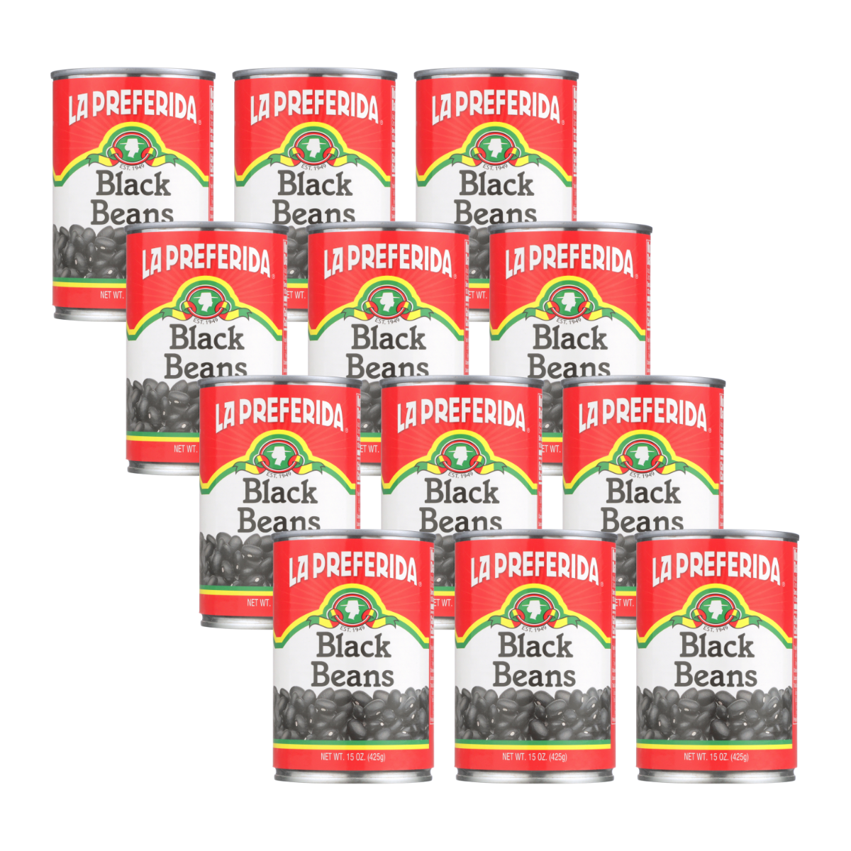 Black Beans Food Items La Preferida