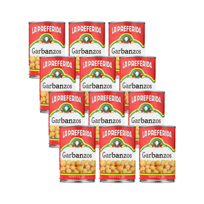 Chick Peas Food Items La Preferida 15 OZ 12 Pack