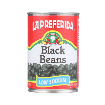 Low Sodium Black Beans Food Items La Preferida