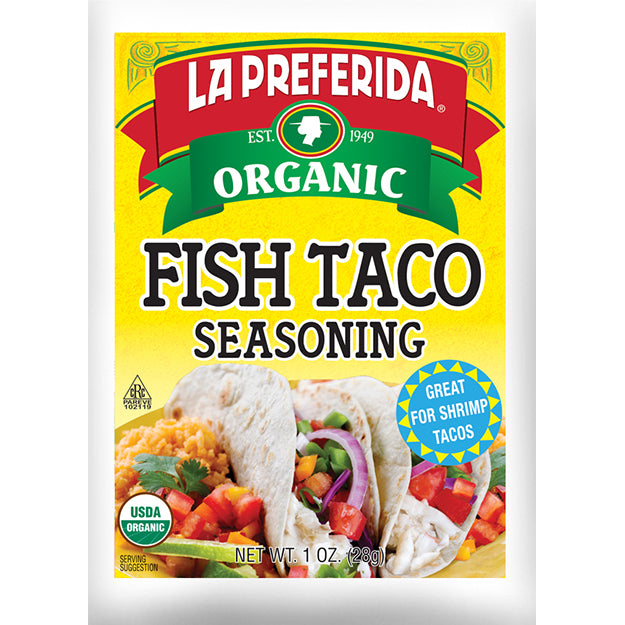 Organic Fish Taco Seasoning Food Items La Preferida