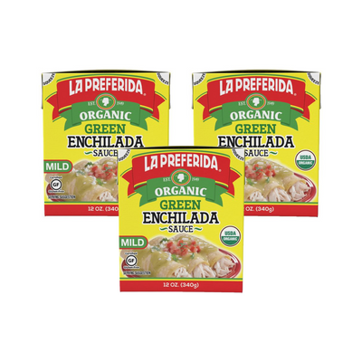 Organic Green Enchilada Sauce – Tetra Recart® Food Items La Preferida Pack 3