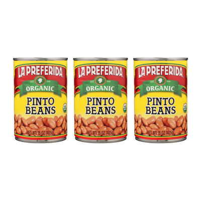 Organic Pinto Beans Food Items La Preferida 3 Pack