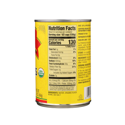 Organic Refried Black Beans Food Items La Preferida