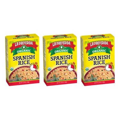Organic Spanish Rice Food Items La Preferida Pack 3