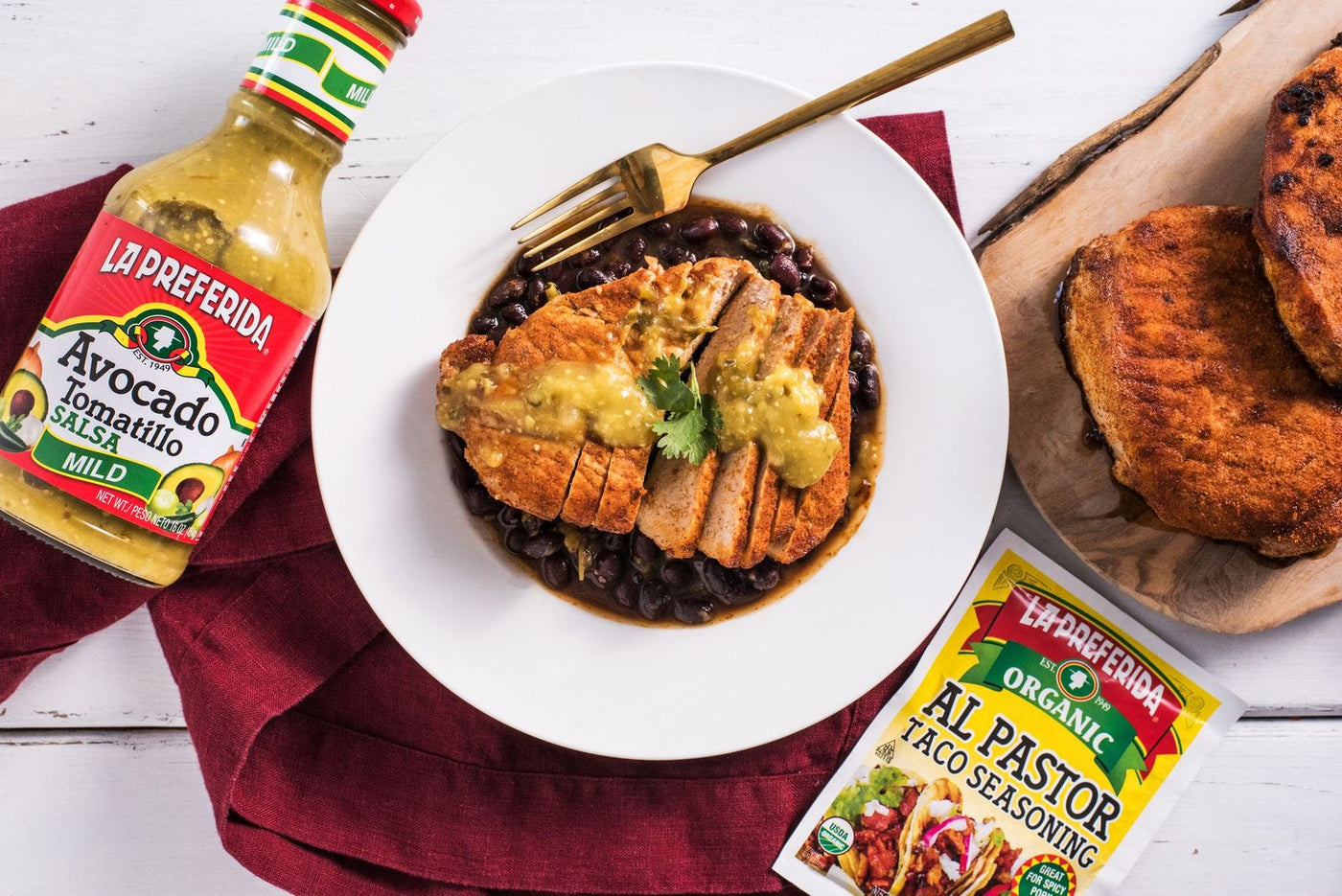 Organic Al Pastor Taco Seasoning Food Items La Preferida