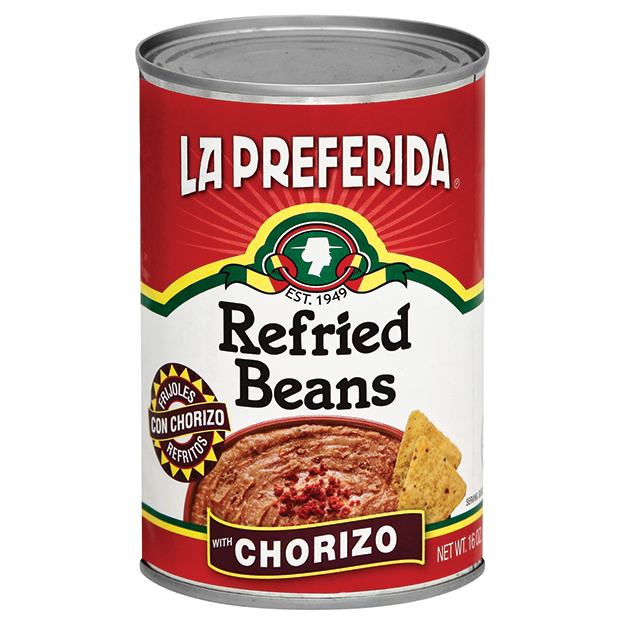 Refried Beans, Chorizo